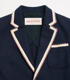 Valentino Garavani trim-detail blazer (British brand)