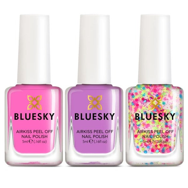 Bluesky Kids Airkiss nail polish 3 x 5ml - British product