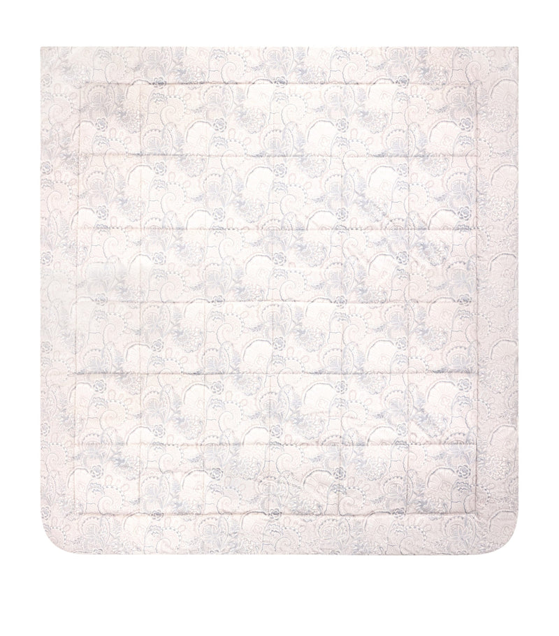 Etro Velvet Bloom Print Bedspread 270cm x 270cm - British product