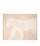 Wool-Cashmere Blend Blanket with Panther Motif, 190cm x 140cm