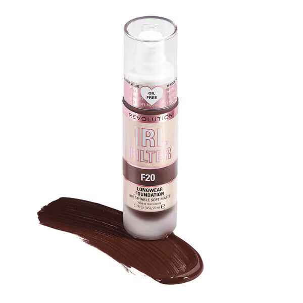 Revolution IRL Filter foundation F20, imported from the UK