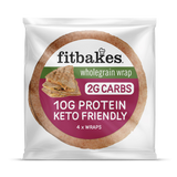 Fitbakes High Protein Keto Wheat Tortilla Wraps 160g