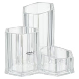Studio London Brush Organiser Clear 12x12x13cm