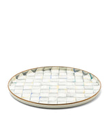 MacKenzie-Childs Sterling Check Round Tray 37cm