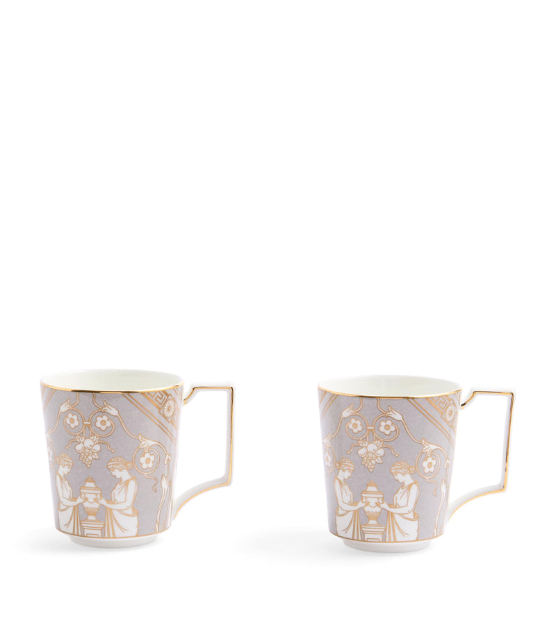 Wedgwood Renaissance set of two 300ml mugs (British brand)