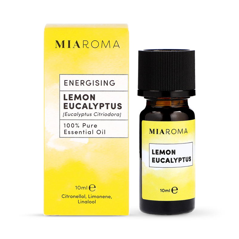 Miaroma Lemon Eucalyptus Essential Oil 10ml, imported from the UK