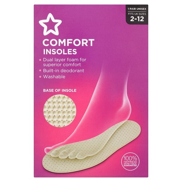 Superdrug Unisex Insoles GOODS Superdrug