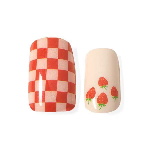 Mylee gel nail wraps Berries & Cream, imported from the UK