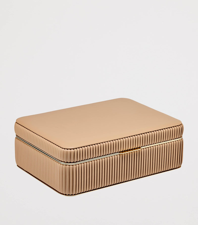 WOLF Medium Bella jewellery box (British brand)