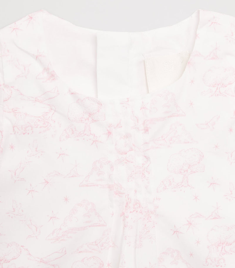 Givenchy kids cotton printed dress and bloomers set for 1-18 months, UK version
