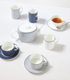 Wedgwood Pinstripe Teacup and Saucer