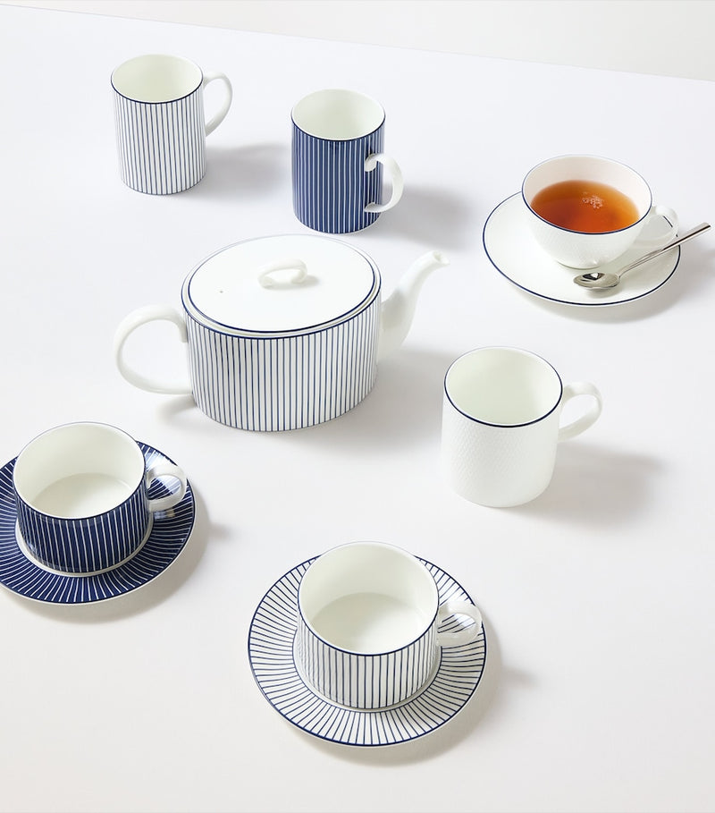 Wedgwood Pinstripe Teacup and Saucer