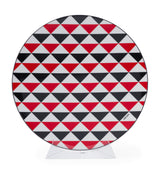 Prada Triangles Charger Plate 28cm