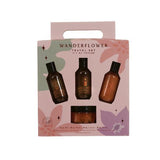 Wanderflower Pear and Neroli Travel Body Care Set 4x100ml