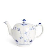 Royal Copenhagen Blue Fluted Half Lace Teapot 1L