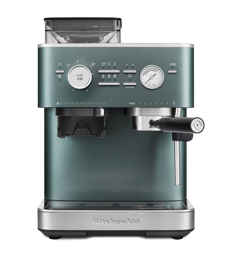 KitchenAid semi automatic espresso machine with burr grinder, UK version