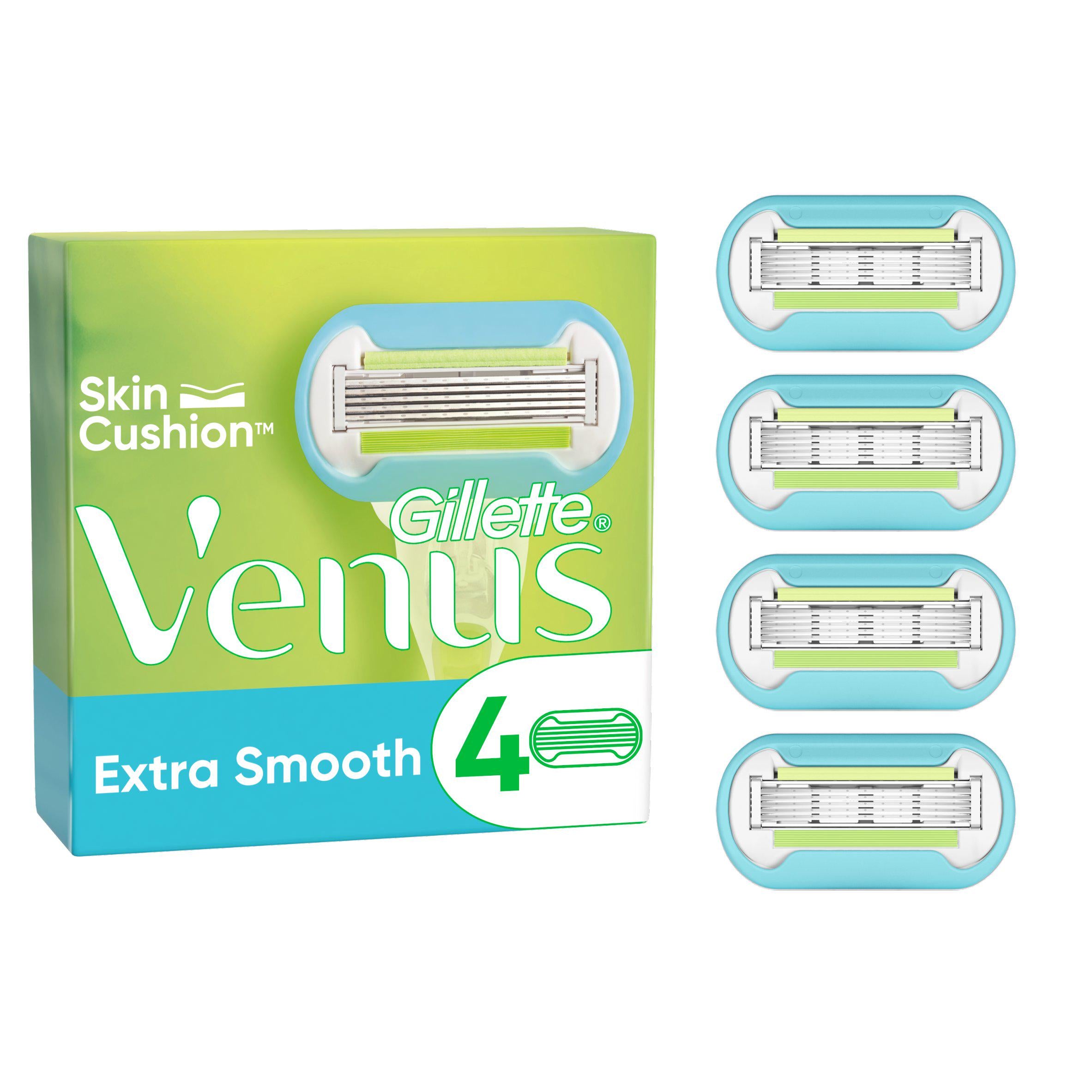 Venus Extra Smooth Razor Blades X4 GOODS Sainsburys