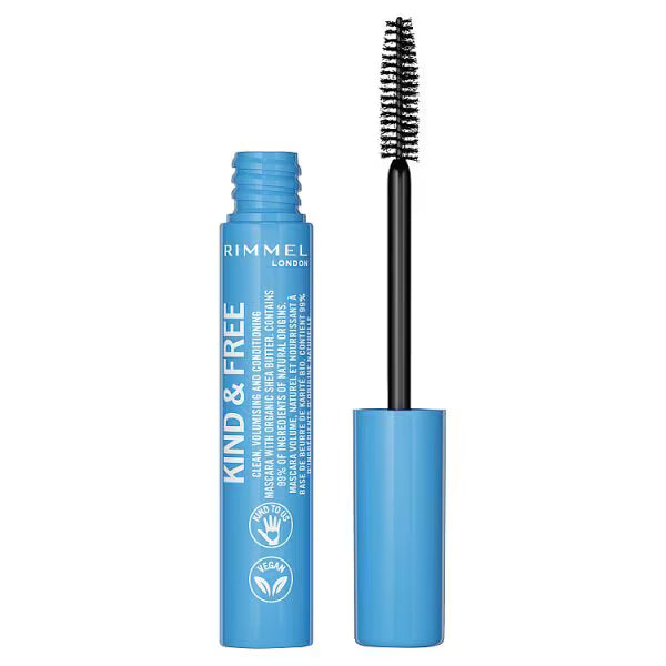 Rimmel Kind and Free Clean Volume Mascara Black, imported from the UK
