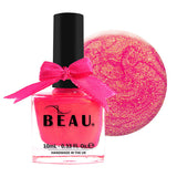 BEAU Rosé Neon Nail Polish 10ml - British product