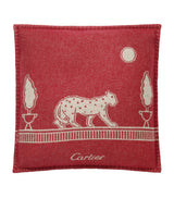 Cartier Merino Wool-Cashmere Panthère de Cartier Cushion 50cm x 50cm