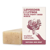 Wylder Naturals Lavender Litsea Poppy Seeds Soap Bar 120g