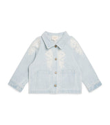 Louise Misha Embroidered Rafaela Children's Denim Jacket 4-12 Years