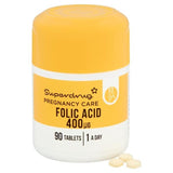 Superdrug Folic Acid - 90 Tablets GOODS Superdrug