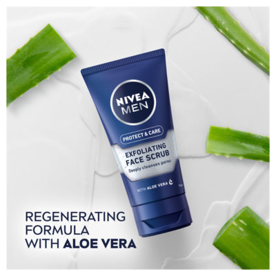 Nivea Men exfoliating face scrub 75ml, imported from the UK