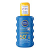 Nivea SPF50+ sun cream pump spray 200ml, imported from the UK