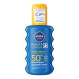 Nivea SPF50+ sun cream pump spray 200ml, imported from the UK