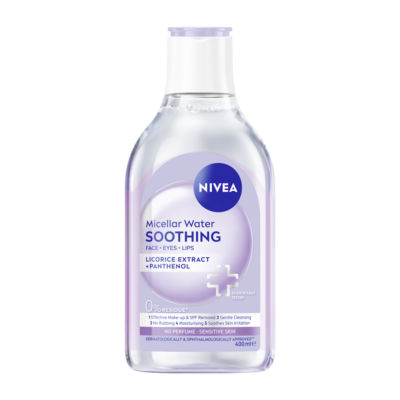 Nivea Soothing Micellar Water for Sensitive Skin 400ml, imported from the UK