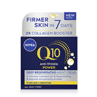 Nivea Q10 Power Anti-Wrinkle Night Cream 50ml, imported from the UK