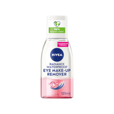 Nivea Radiance Waterproof Eye Make-Up Remover 125ml, imported from the UK
