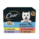 Cesar senior wet dog food trays 8 x 150g - British product
