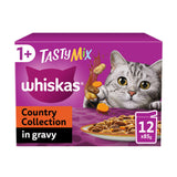 Whiskas Tasty Mix cat food pouches 12x85g (British brand)
