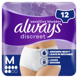 Always Incontinence Pants Women Normal M 12 Pants