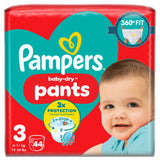 Pampers Baby-Dry Nappy Pants Size 3, imported from the UK
