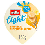 Müller Light Banana Custard Fat Free Yogurt 160g