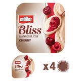 Muller Bliss Mascarpone Cherry Yogurt 110g