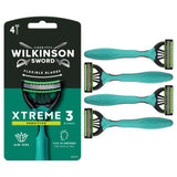 Wilkinson Sword Xtreme 3 Sensitive Comfort Disposable Razors Pack of 4