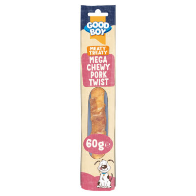 Good Boy Dog Meaty Treat Pork Twist 60g, UK version