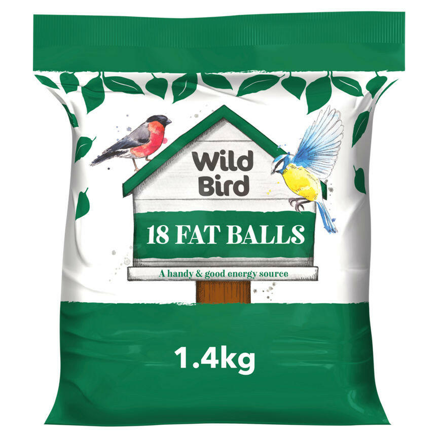 Wild Bird 18 Fat Balls 1.4kg GOODS ASDA