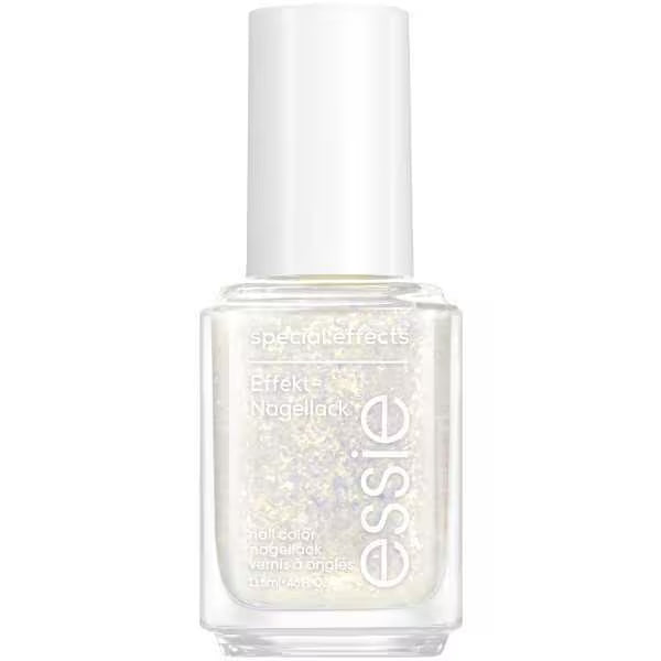 Essie Nail Art Topcoat Starlight Gold Flakie Effect - British product
