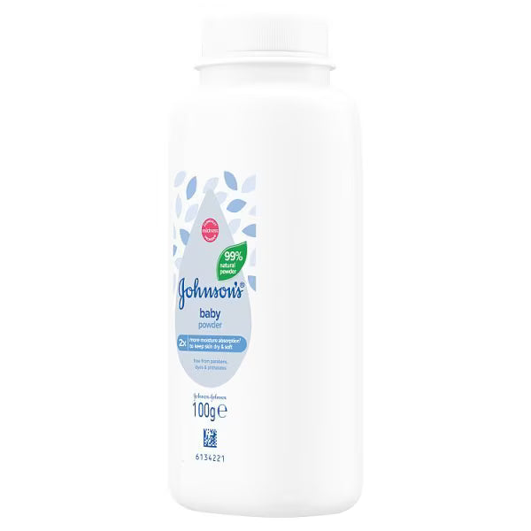 Johnson's Baby Regular Natural Baby Powder 100g, UK version