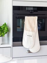 Masterclass Cream Deluxe Double Oven Gloves 100% Cotton