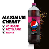 Pepsi Max cherry no sugar cola 2L bottle, imported from the UK
