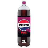 Pepsi Max cherry no sugar cola 2L bottle, imported from the UK