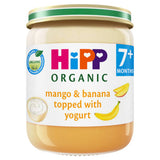 HiPP mango and banana baby food with yogurt 160g, UK version