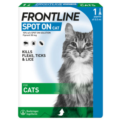 Frontline Spot On cat flea and tick treatment 0.5ml - British product