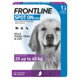 FRONTLINE Spot On Flea & Tick Treatment for Large Dogs 20-40kg